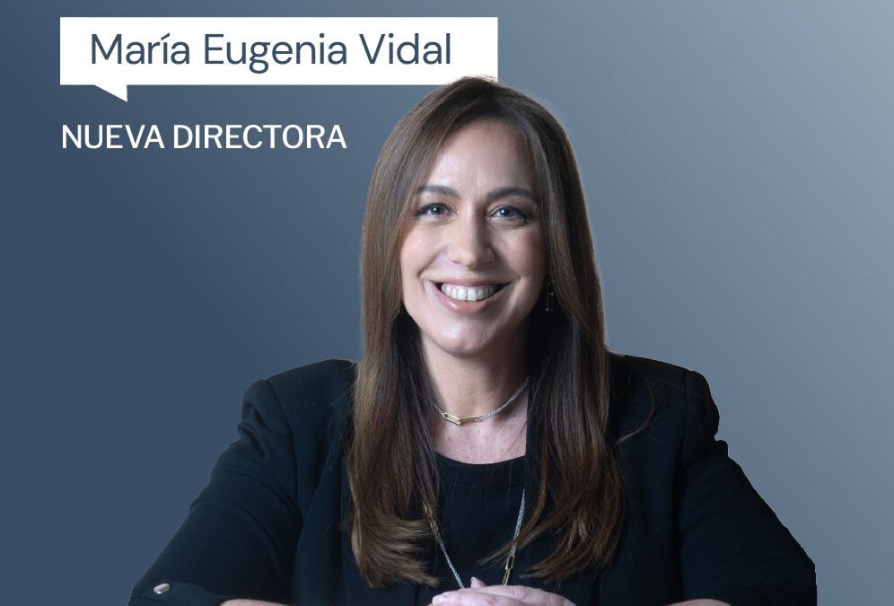 El ITBA incorpora a María Eugenia Vidal como nueva Directora de la Maestría en Policy Analysis